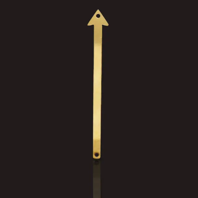 Διακοσμητικό 18K Forever Gold Arrow Bar 2 Hole 8x55mm - 1τεμ