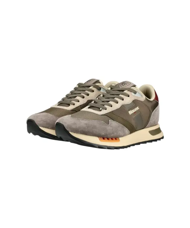 Blauer - Ανδρικά Sneakers F6RYDER01NYN-MILTAU Χακί 3