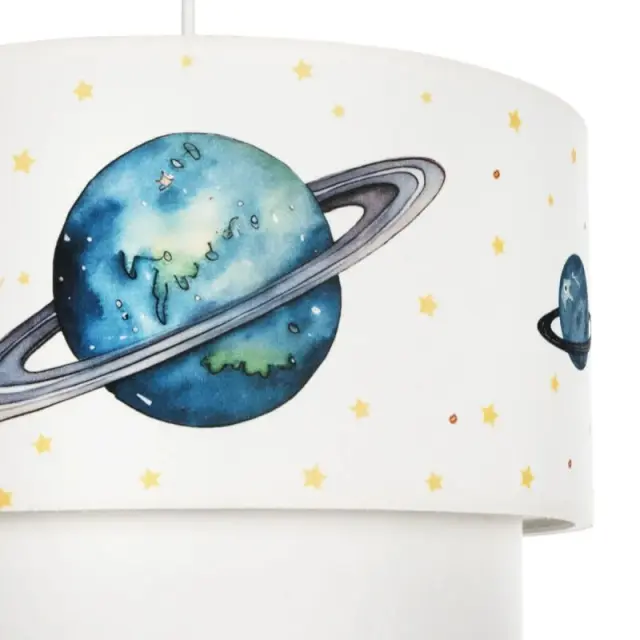 Παιδικό κρεμαστό φωτιστικό SATURN 30cm πολύχρωμο E27 2