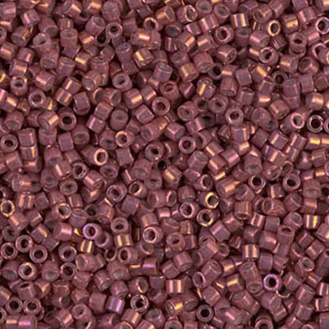 Χάντρα Miyuki Delica 11/0 - DB1016 - Metallic Rhubarb Gold Luster ~7gr