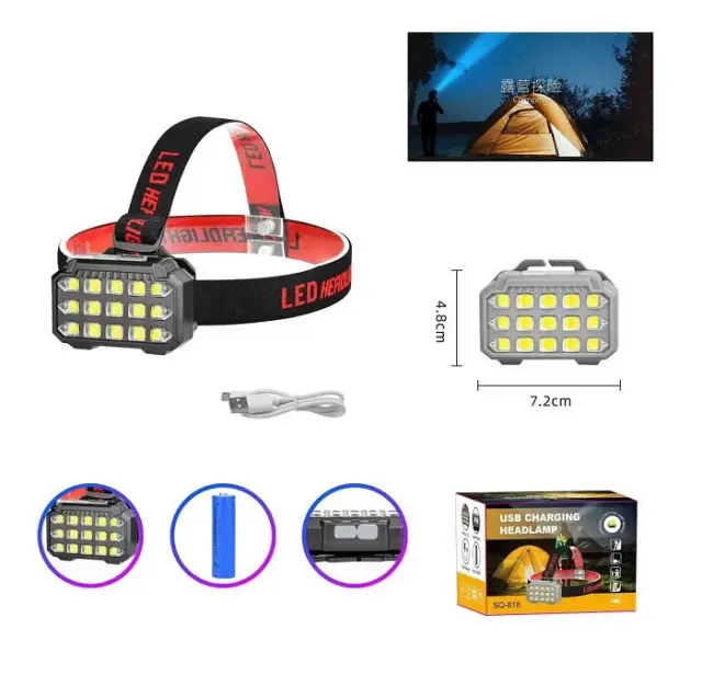 Φακός κεφαλής LED - 818 - 200439 2