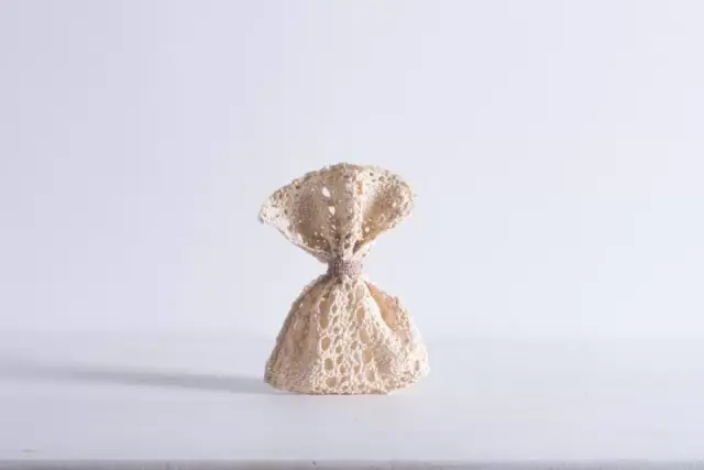 Beauty Home ΠΟΥΓΚΙ ΠΛΕΚΤΗ ΔΑΝΤΕΛΑ 12 x 17 cm 12 x 17 cm Λευκό 2