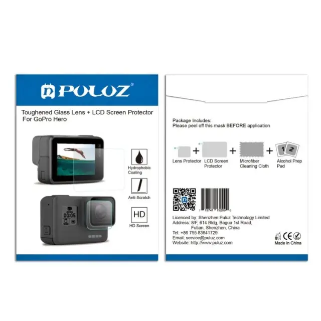 Puluz® PU228 0.3mm Tempered Glass για GoPro HERO 3/4 Session 2