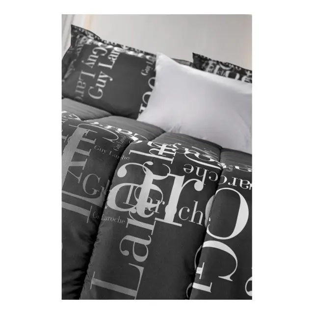 Παπλωματοθήκη Υπέρδιπλη Guy Laroche Instyle Charcoal 225x245 3