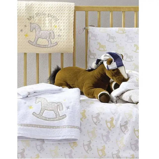 Πάπλωμα Κούνιας 100x140cm Pony beige Nima