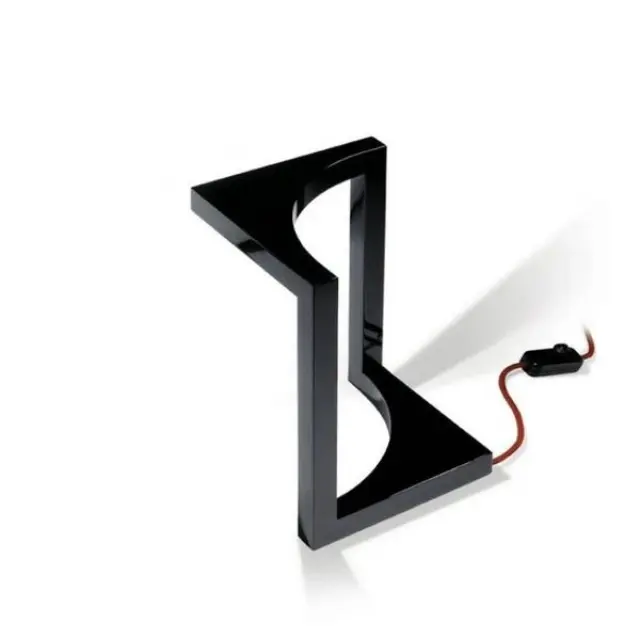 Table Lamp Grok Escher Small ALcquered Black G9