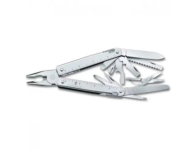 Ελβετικό Πολυεργαλείο Victorinox Swiss Tool X με δερμάτινη θήκη, 26 λειτουργίες και μήκος 11.5cm - Silver 3.0327.L 3