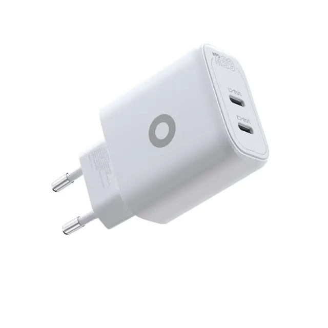 Mobile Origin GaN 65W Charger TÜV, MO19 - Dual USB-C 3