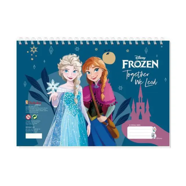 Diakakis Μπλοκ Ζωγραφικής Α4 30 φύλλα Frozen 2 (000563160) 2