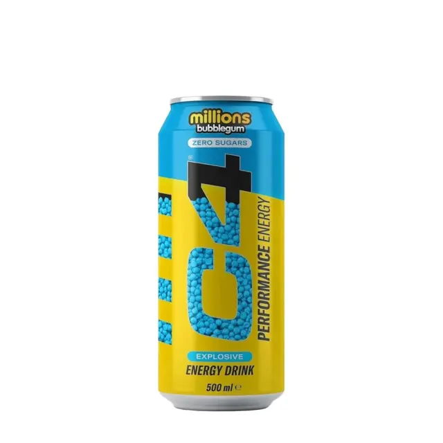 Cellucor C4 Explosive Energy Drink Millions Bubblegum, 500 ml