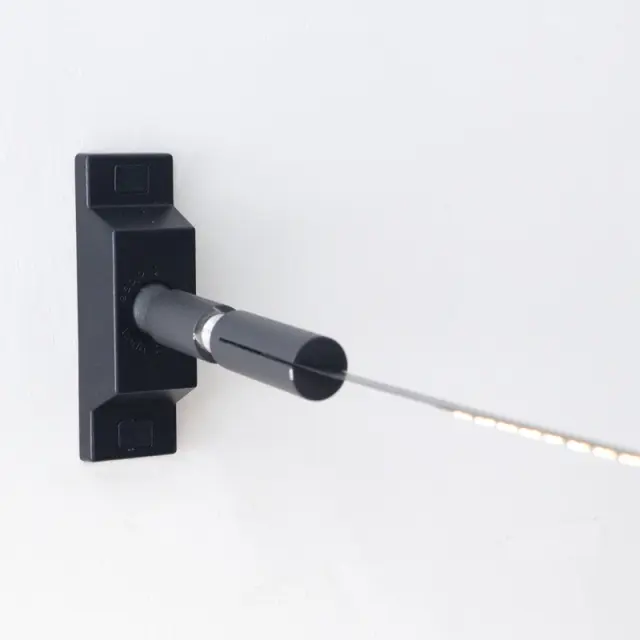 Aca Light ΣΕΤ 2 ΤΕΜΑΧΙΑ ΜΑΥΡΕΣ ΒΑΣΕΙΣ ΜΕ ΡΥΘΜΙΖΟΜΕΝΟ ΒΡΑΧΙΟΝΑ 45° 2