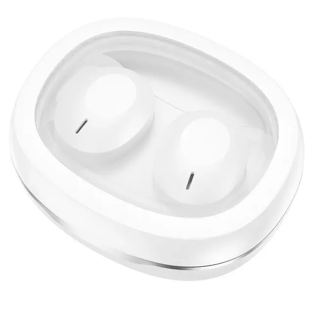 Hoco In-ear Bluetooth Handsfree Ακουστικά με Θήκη Φόρτισης Άσπρα EQ3 2