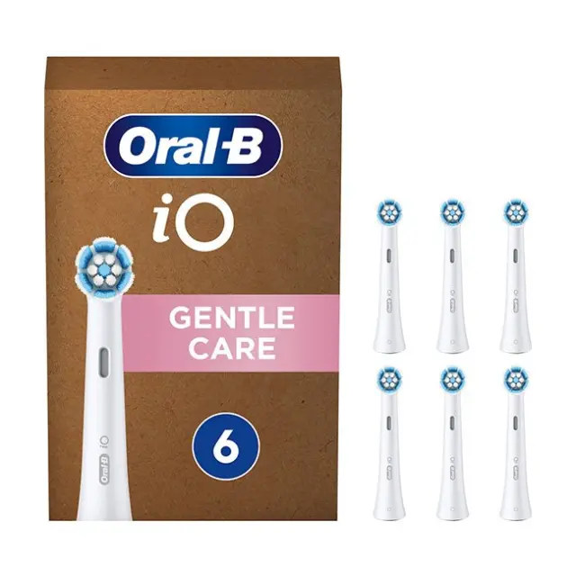 Oral-B Ανταλλακτικες Κεφάλες για Ηλεκτρική Οδοντόβουρτσα iO Gentle Care 6pcs White (iO Gentle Care 6pcs white)
