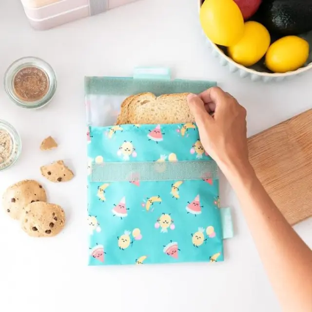 Ecolife Θήκη Φαγητού 18*18*1cm Roll' Eat Snack Bag Fruits SG-WDf 2