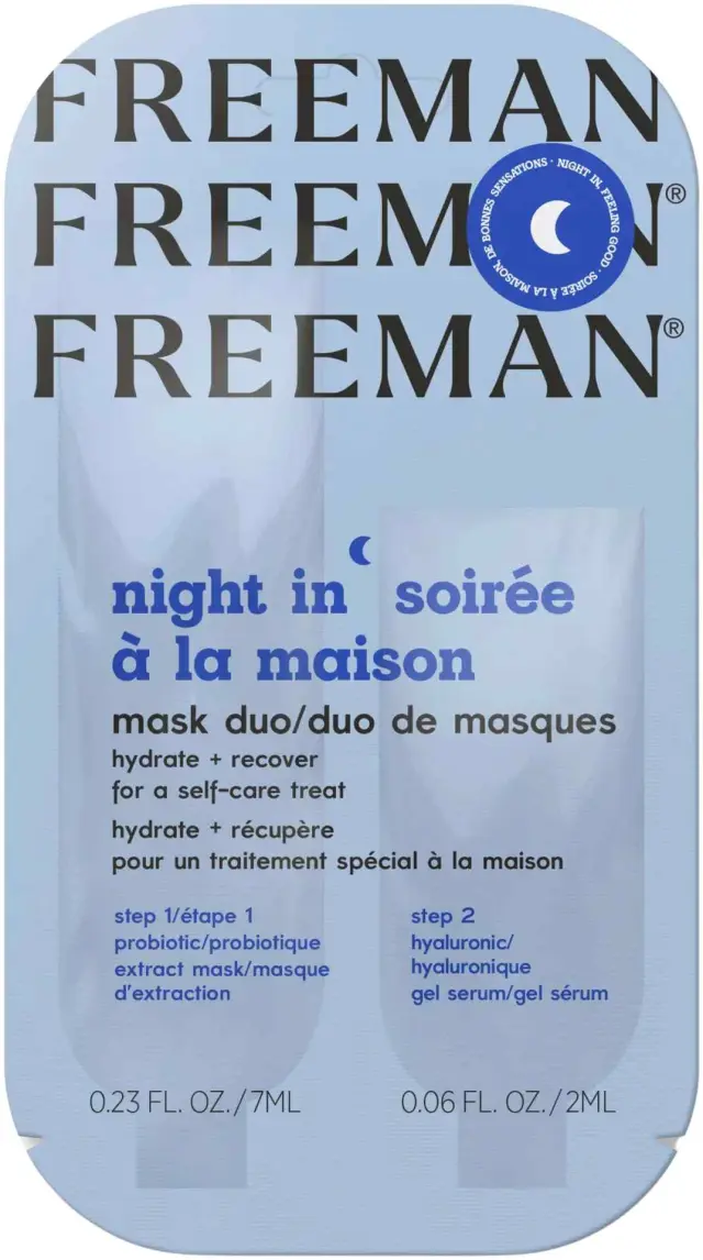 Freeman Night In Recovery Duo Sachet Μάσκα Προσώπου & Serum 9ml