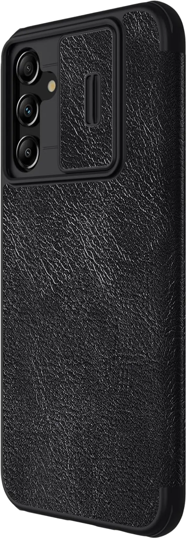 Nillkin Qin Pro for Samsung Galaxy A14 Case with Camera Slider Black 2