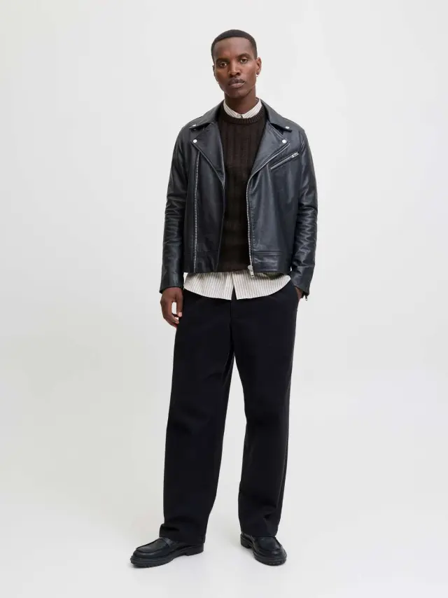 JJEBRADLEY CARTER KNIT CREW NECK LN Delicioso 2