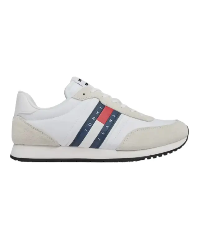 Tommy Hilfiger - Ανδρικά Sneakers Tjm Runner Casual Ess EM0EM01351-YBR Λευκό - 46