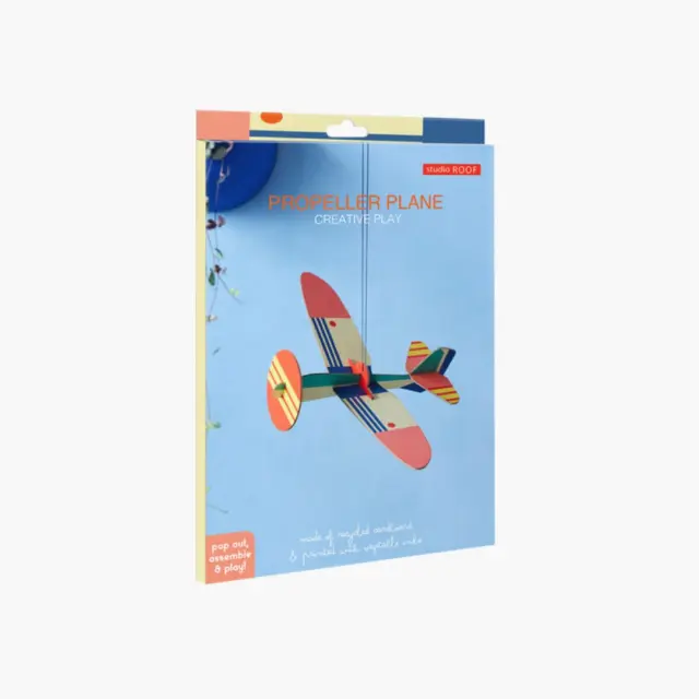 studio ROOF 3D Κατασκευή: Αεροπλανάκι Propeller Plane 3