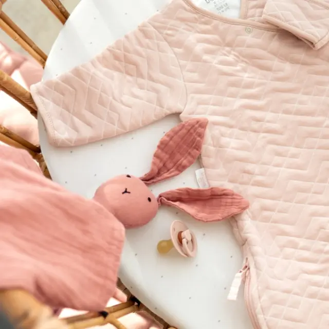 Πανάκι Παρηγοριάς Bemini Old Pink Bunny 100%Cotton 2