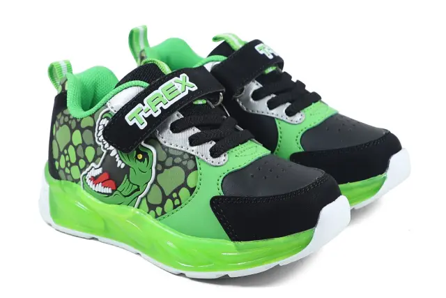 Παιδικό Παπούτσι για Αγόρι Disney Sport Shoe Tpr with Lights Dinosaur (Μεγέθη 24-31) ΠΡΑΣΙΝΟ 2