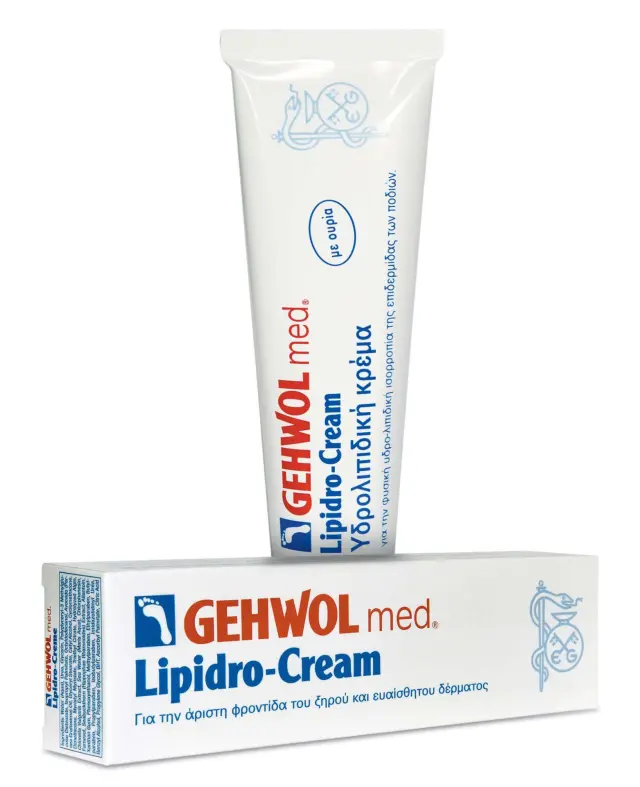 Gehwol med Lipidro Cream Κρέμα για τη Φροντίδα της Ξηρής Επιδερμίδας των Ποδιών, 75ml