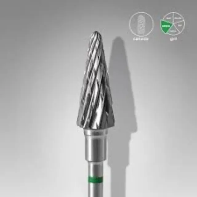 Staleks Φρέζα Καρβιδίου "Cone" Green 6/14mm FT71G060/14