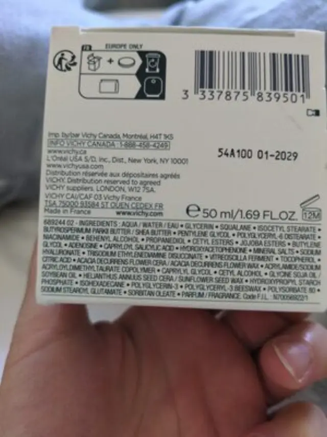 Vichy Mineral 89 Rich 72ωρη Ενυδατική & Συσφικτική Κρέμα Προσώπου για Ξηρές/Ευαίσθητες Επιδερμίδες 50ml 2