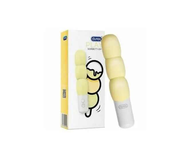 Durex Play Sorbett-Oh 15.9cm Δονητής Σιλικόνης σε Σχήμα Παγωτού με 8 Διαφορετικές Δονήσεις, 1τμχ