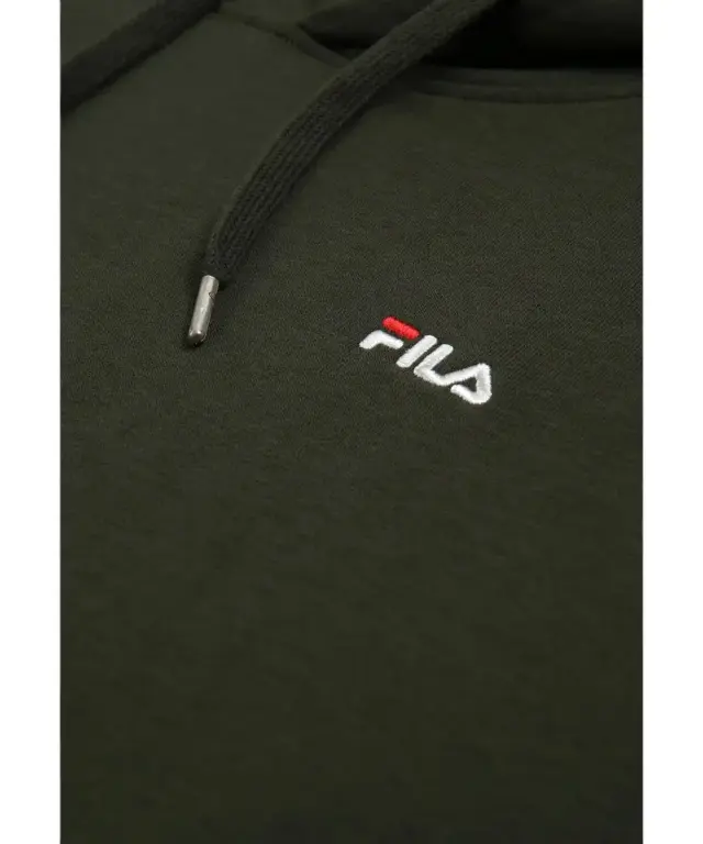 Fila - Ανδρική Μπλούζα Φούτερ Με Κουκούλα Lumezzane FAM0875-60081 Πράσινο 3