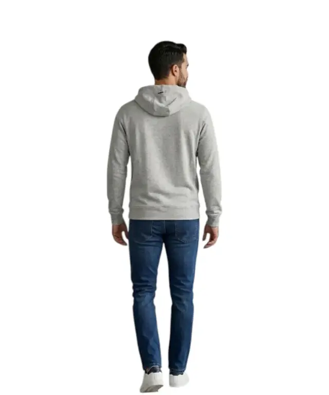 U.S. Polo Assn. - Ανδρικό Φούτερ Με Κουκούλα 63012-53223-188 Γκρι 2