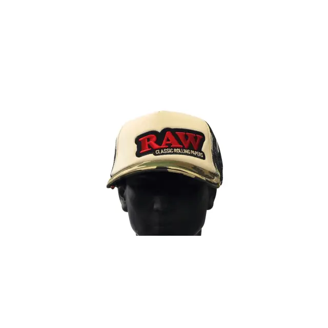 Raw Trucker Hat Camo And Tan 2