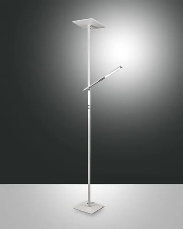 Ideal 3550-10 φωτιστικό δαπέδου με 2 πηγές φωτισμού Άσπρο