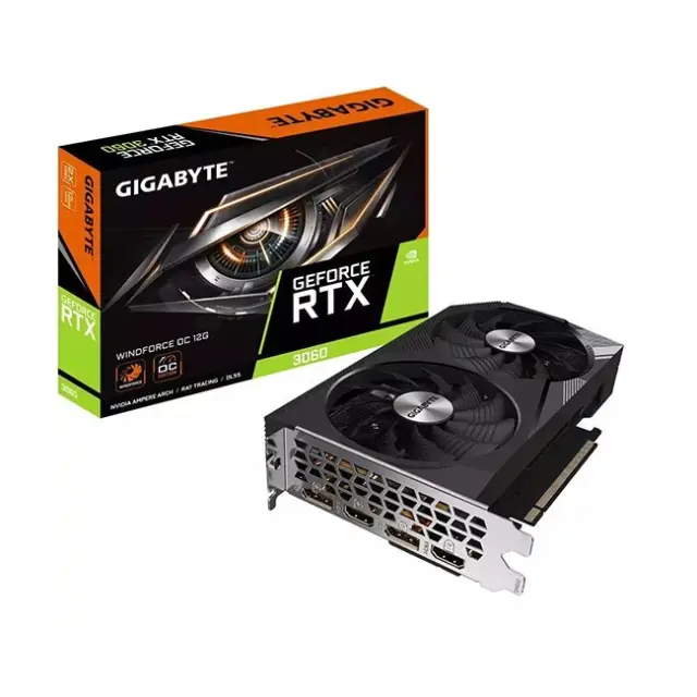 Gigabyte Κάρτα Γραφικών GeForce RTX 3060 12GB Windforce OC Rev 2.0 GDDR6 (GV-N3060WF2OC-12GD 2.0)