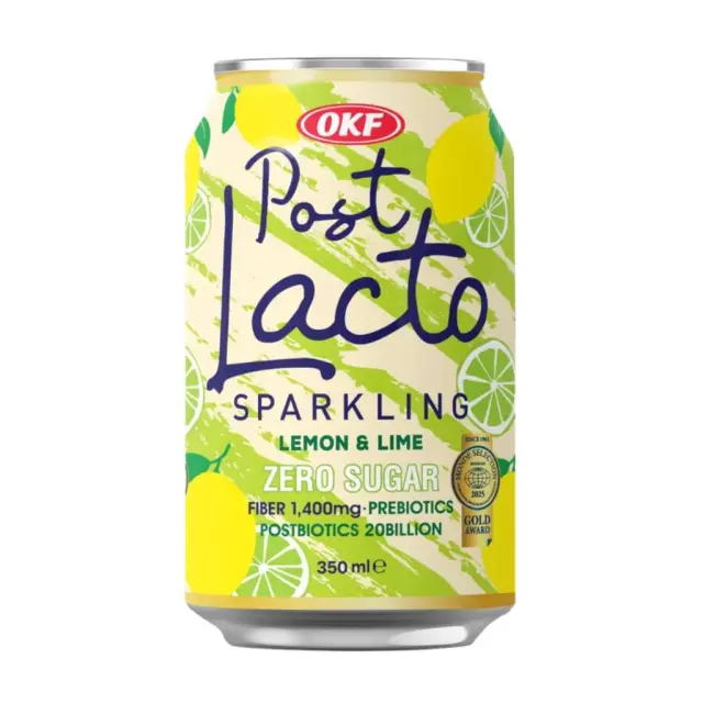 OKF Postlacto Zero Lemon - Lime Sparkling 350ml