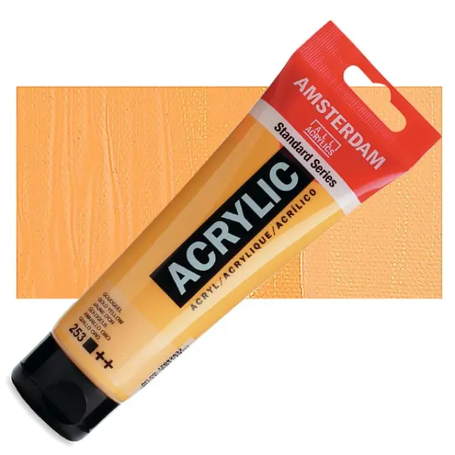 Ακρυλικό Talens Amsterdam 253 Gold Yellow - 120ml