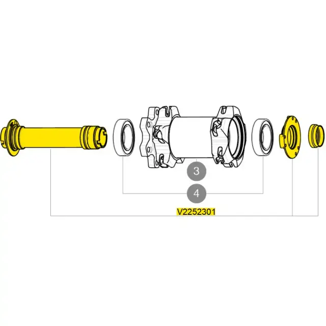 ΑΝΤΑΛΛΑΚΤΙΚΟ MAVIC ID360 AXLE DISC 6T