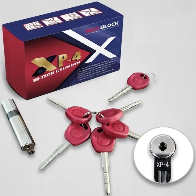Multi block XP-4 Κλειδαριά-Κύλινδρος Θωρακισμένης ΠόρταςΑσφαλείας / XP4