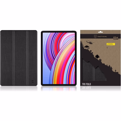 Tactical® Flip Cover για Xiaomi Redmi Pad SE / Redmi Pad 2-Μαύρη 2