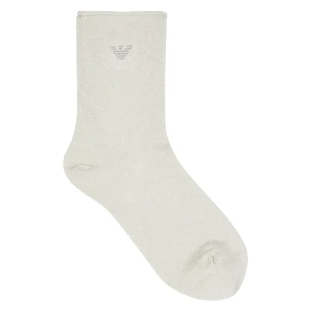 Emporio Armani Γυναικείες Κάλτσες Lurex Thread Eagle Logo, Χρώμα Ιβουάρ - ONESIZE 2