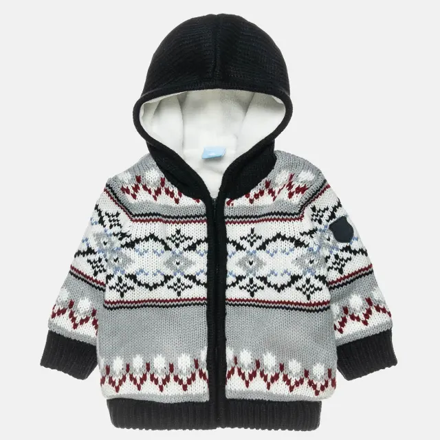 Ζακέτα πλεκτή με fleece εσωτερικά
