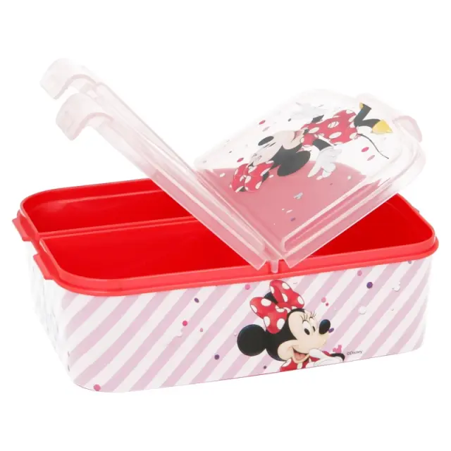 Φαγητοδοχείο πλαστικό MULTI COMPARTMENT SANDWICH BOX MINNIE ELECTRIC DOLL 18820 3