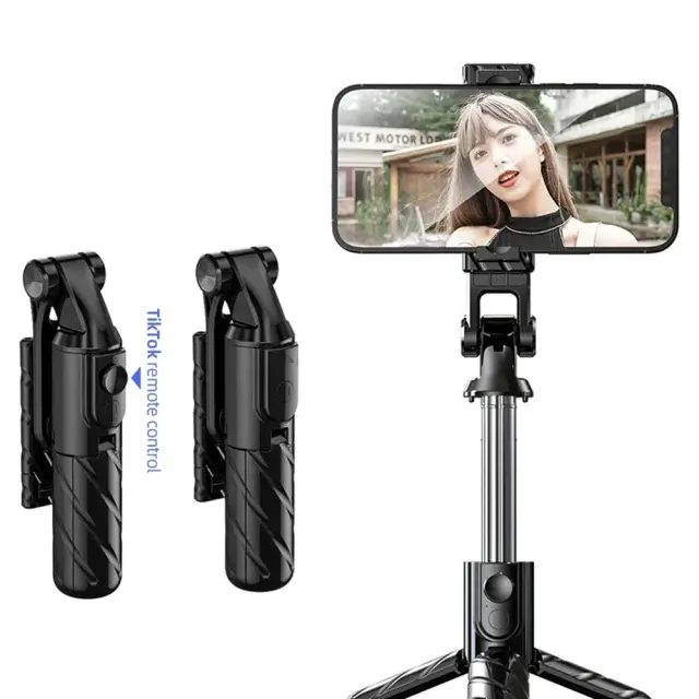 Techsuit® (K03) Mini Selfie Stick με Τρίποδο 70cm- Black 3
