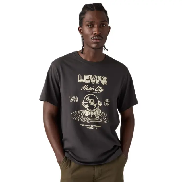Levi's Relaxed Fit Graphic Tee ανδρικό μπλουζάκι με τύπωμα 161432615-1 - S