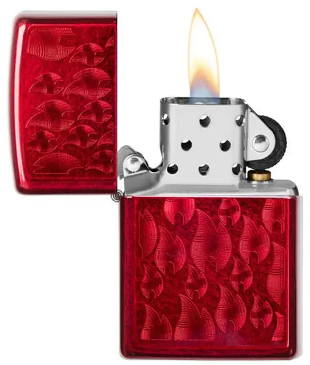 ZIPPO Αναπτήρας - Candy Apple Red «Flame» (29824) 2
