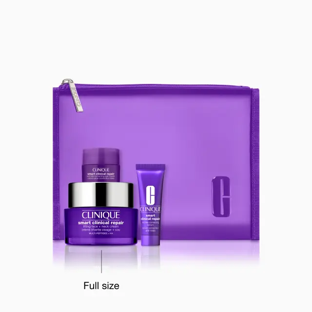 Clinique Smart Clinical Repair Σετ Περιποίησης Προσώπου: Lifting Face & Neck Cream 50ml & Wrinkle Correcting Serum 10ml & Wrinkle Correcting Eye Cream 5ml