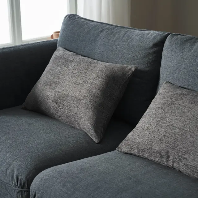 Μαξιλαροθήκη Διακόσμησης Gofis Home Zephyr Ink Grey 20-05-146-2/15 40x60