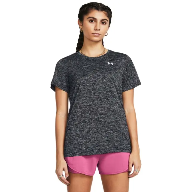 Under Armour Women's Tech Shortsleeve Twist T-Shirt Ανθρακί 1384230-001 (Under Armour)