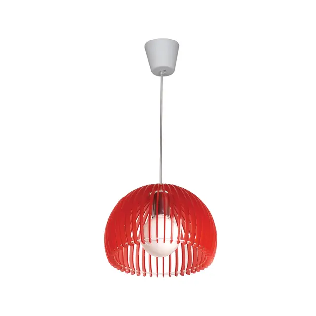 AcaLight Offer NETTO ΦΩΤΙΣΤΙΚΟ ΚΡΕΜΑΣΤΟ ΚΡΕΜΑΣΤΟ ΚΟΚΚΙΝΟ ΑΚΡΥΛΙΚΟ ΣΥΜΒΑΤΙΚΟ 1ΧΕ27 IP20 Φ260Χ1200mm