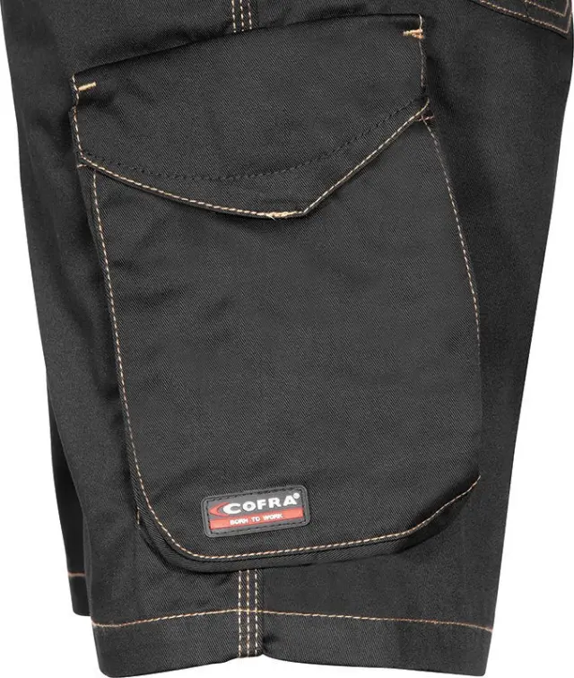 Βερμούδα Εργασίας Cofra Tile black/black 3